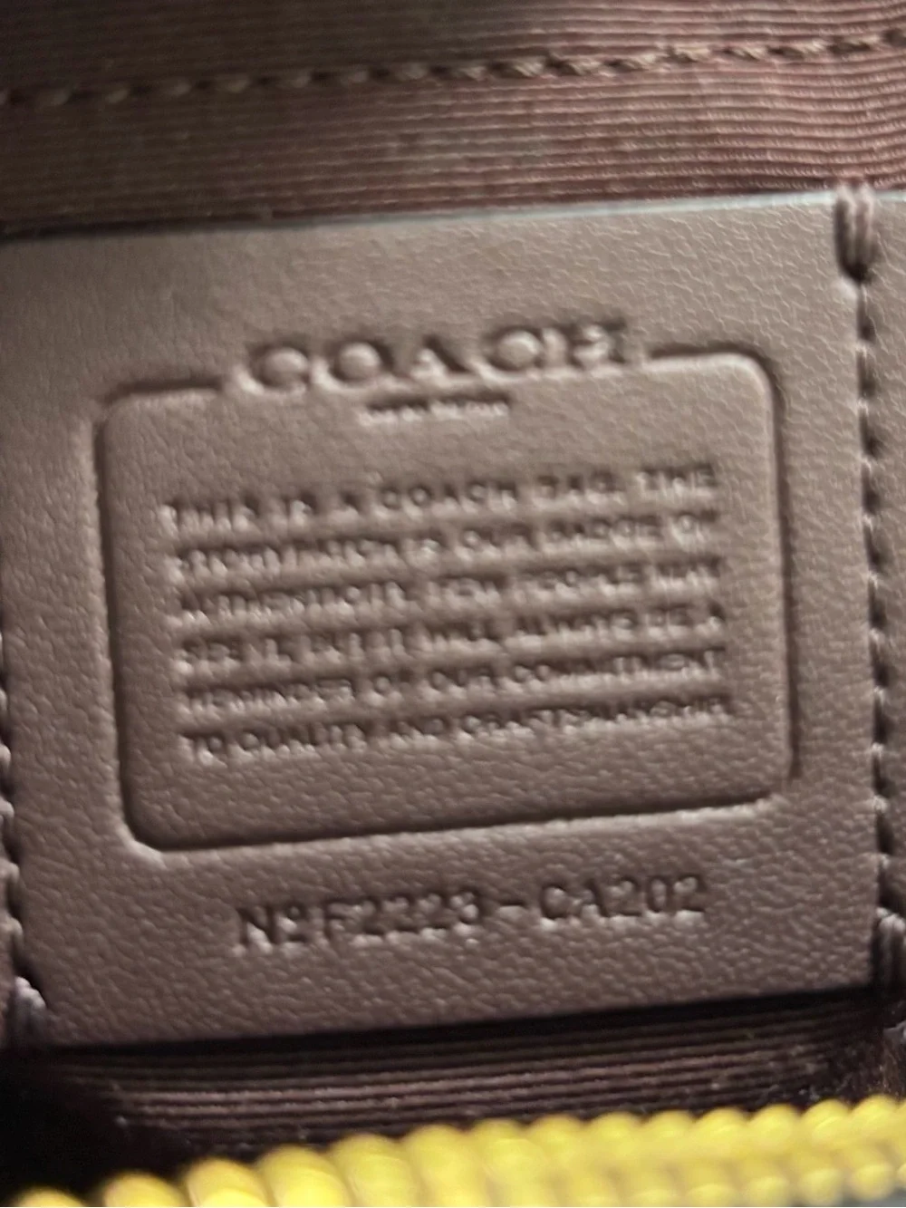 Coach was originally